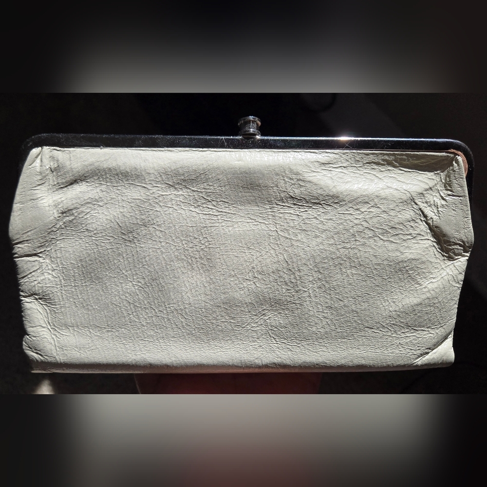 White Hobo Lauren Clutch Wallet